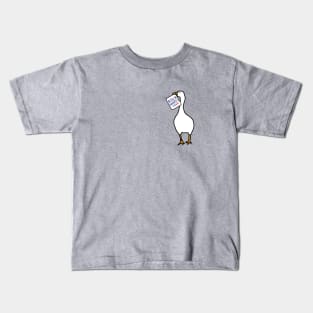 Small Goose with Stolen Biden Harris Sign Kids T-Shirt